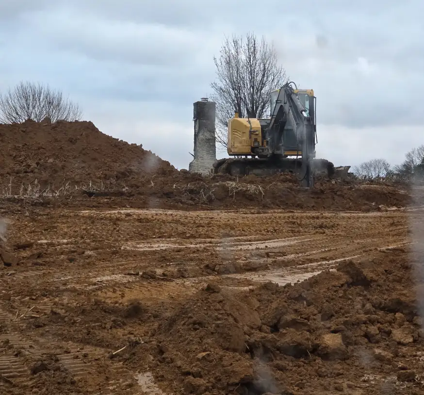 Excavation job by Pistol Ridge Land Services