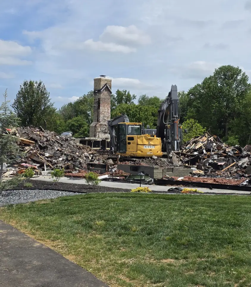 Demolition job by Pistol Ridge Land Services